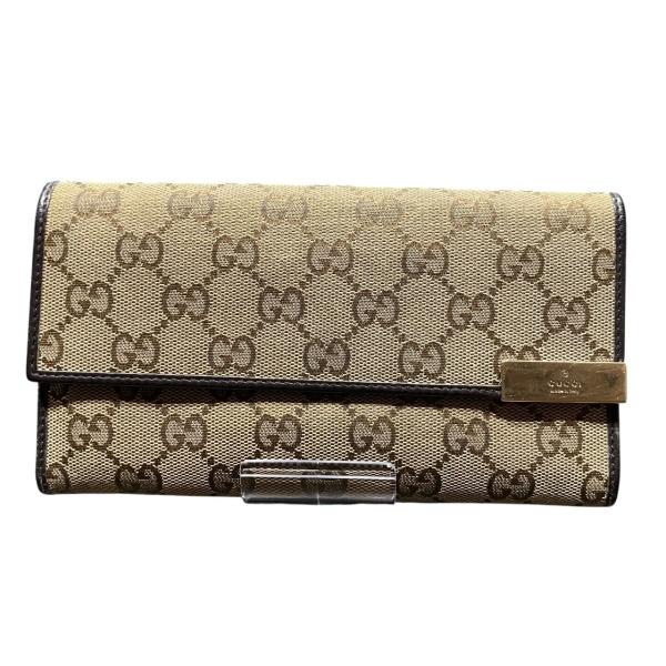 GUCCI（グッチ） 長財布 GG キャンバス 291099 ユニセックス 中古