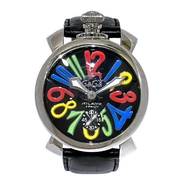 正規品 Gaga Milanoマヌアーレスケルトンリユース48mm GaGa MILANO - 【新品仕上げ済み】ガガ ミラノ マヌアーレ48MM