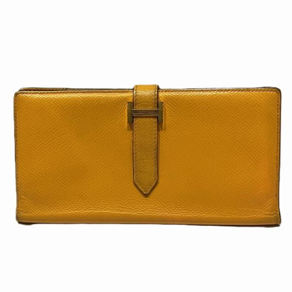 HERMES（エルメス） 長財布 スフレ ベアン ヴォーエプソン ユニ