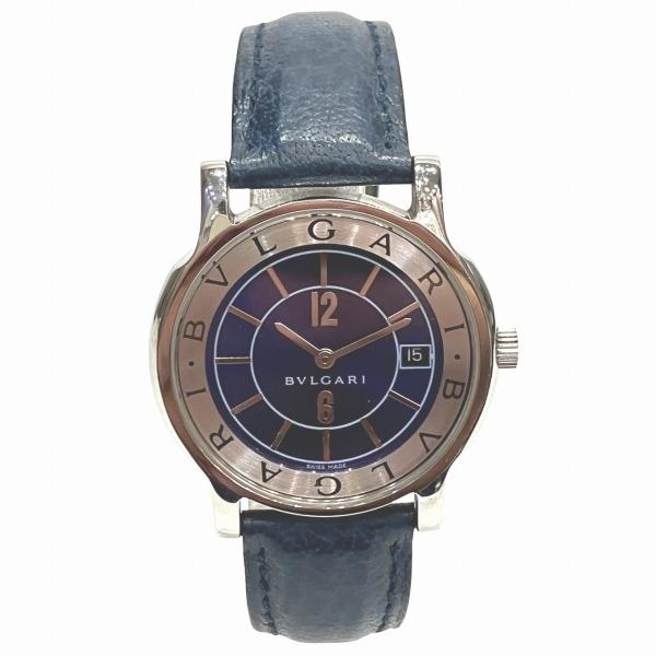 BVLGARI ブルガリ ソロテンポ ST35S デイト クォーツ 時計 腕時計  