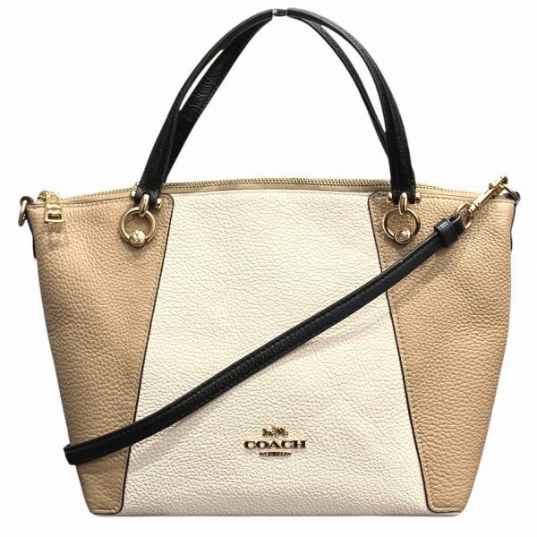 コーチ COACH C6841 2WAY レザー バッグ トートバッグ ショルダーバッグ レディース【中古】 COACH（コーチ） COACH C6841 2WAY レザー バッグ トートバッグ