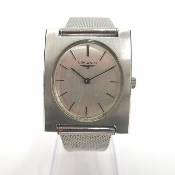 50 割引 21春夏新作 ロンジンロンジン8099スクエア手巻き時計腕時計メンズ中古 ファッション腕時計 腕時計 アクセサリー Coyoterungolf Com