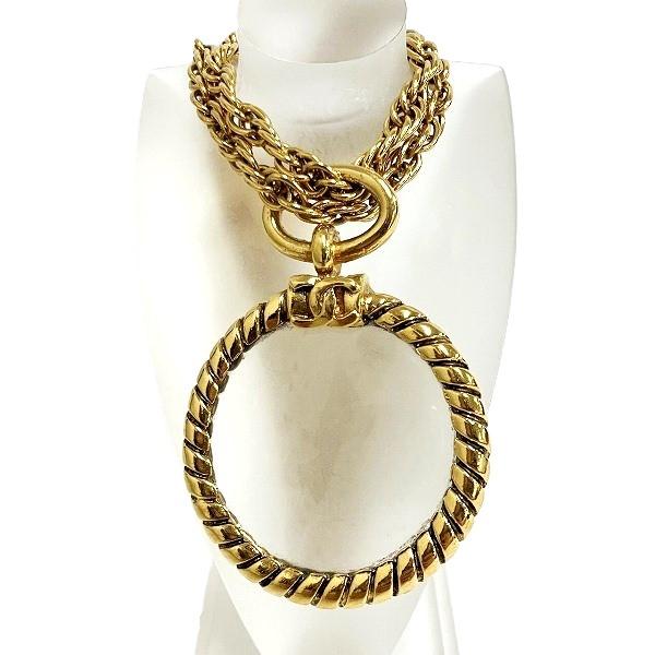 シャネル CHANEL ルーペ ダブルチェーン ヴィンテージ ブランド小物 
