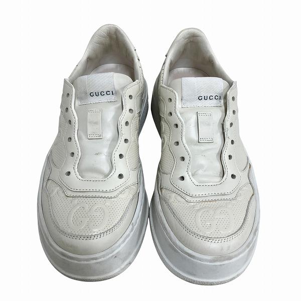 グッチ GUCCI GGエンボス 670408 34サイズ ブランド小物 シューズ スニーカー レディース【中古】 GUCCI（グッチ） GUCCI GGエンボス 670408 34サイズ ブランド小物