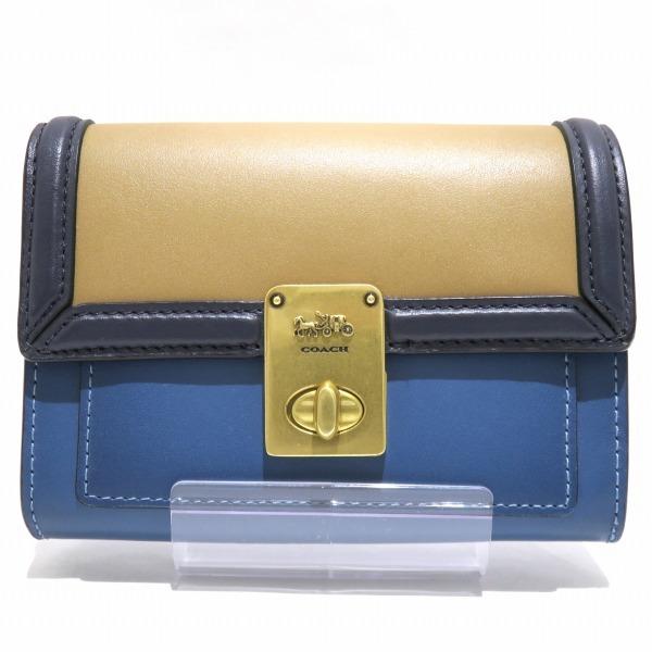 コーチ Coach ハットン ウォレット カラーブロック 2つ折り財布 レディース 中古 ワンダープライス Yahoo 店 通販 Yahoo ショッピング