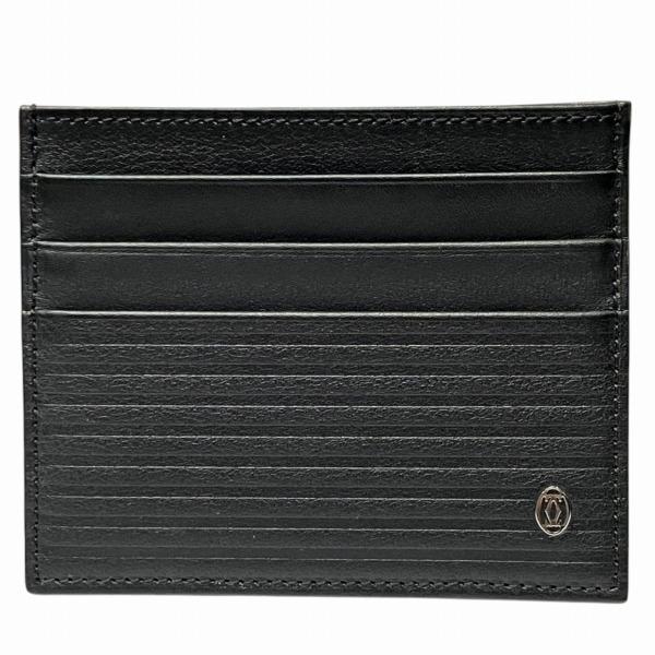 Cartier（カルティエ） パシャ カードケース ブラック ブランド小物