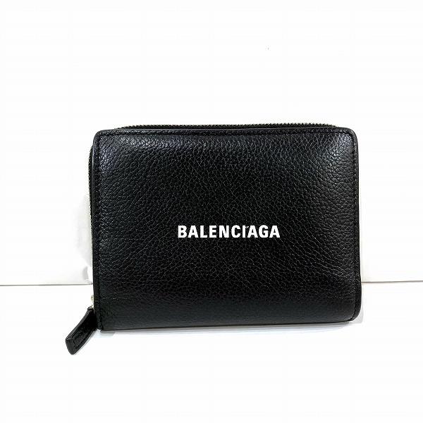 バレンシアガ エブリデイ 650879 2つ折り財布 ユニセックス 中古