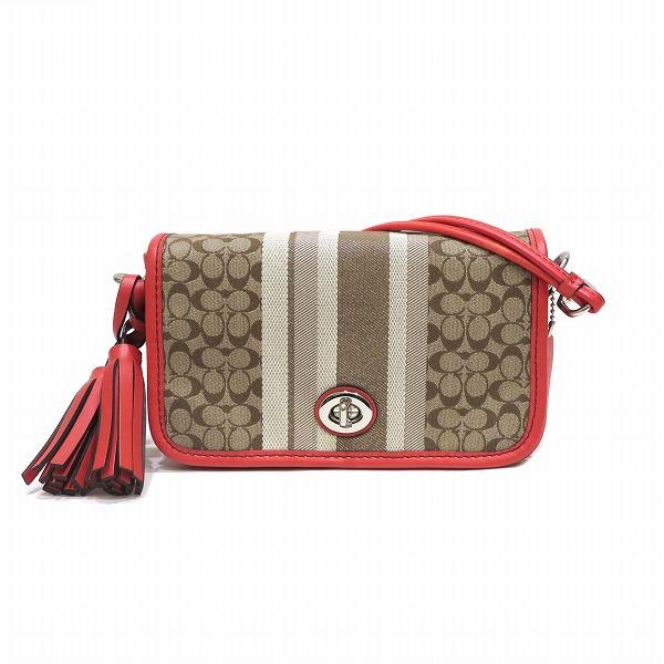 COACH コーチ レガシー シグネチャー ストライプ ペニー 19919 