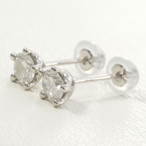 ピアス PT900 プラチナ ダイヤ 0.25 ×2 SI2 I1 鑑定書 総重量約1.1g