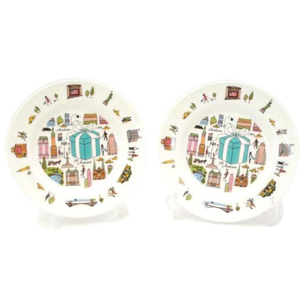 TIFFANY＆Co. ティファニー/5thアベニュー デザートプレート（ペア）/Sランク/69【中古】 TIFFANY&Co.（ティファニー） ティファニー/5thアベニュー デザート