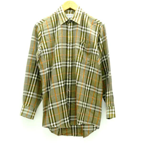 BURBERRY'S バーバリー/チェック シャツ ロゴ BR/Cランク/78【中古