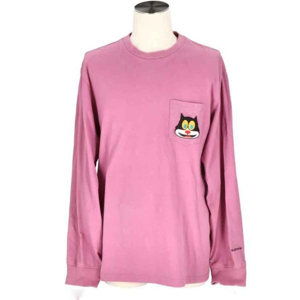 Supreme シュプリーム/Supreme 19AW CAT ロングTシャツ RED/M