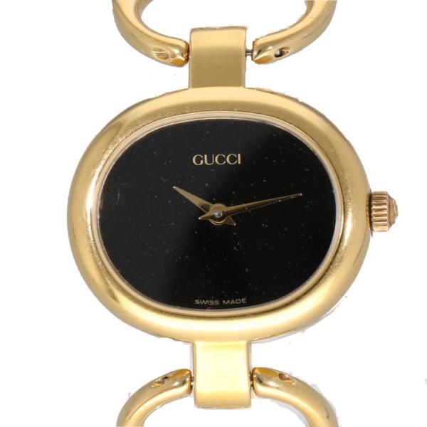 稼働品☆　GUCCIグッチ　1600　ゴールド　バングルウォッチ　レディース GUCCI グッチ/バングルウォッチ・ゴールド/レディース/クオーツ