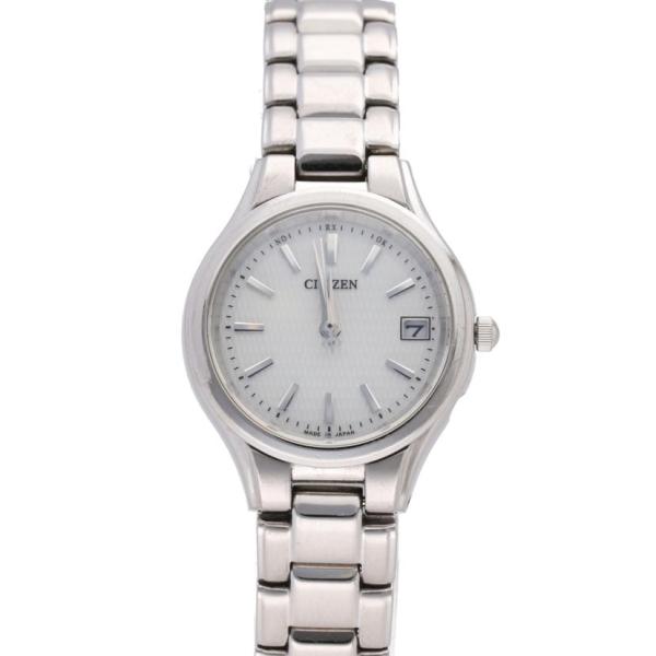 108 シチズンレディース腕時計 チタン電波ソーラー ES1010-53A