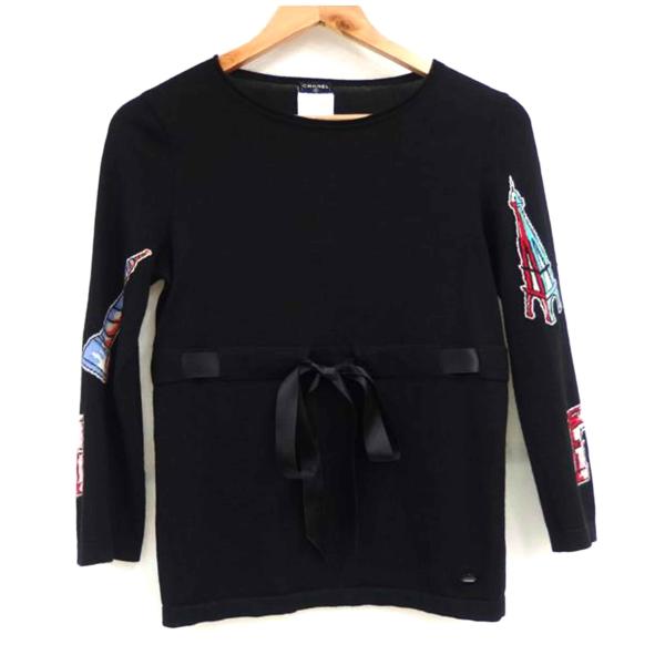 CHANEL シャネル/マルチカラー カシミヤニット/シャネル/Aランク/05【中古】 CHANEL シャネル/マルチカラー カシミヤニット/シャネル/Aランク