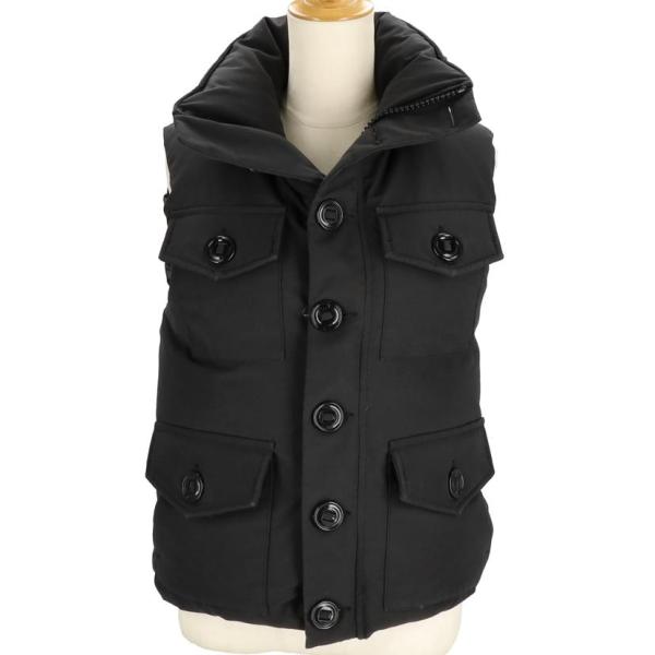 美品　  　カナダグース　ブラック ダウンベスト XS CANADA GOOSE - 新品 カナダグース CANADA GOOSE ダウンベスト
