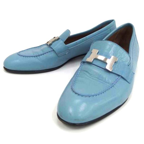 HERMES エルメス/スローファー/BL/172108Z/36/エルメス/Bランク/82  