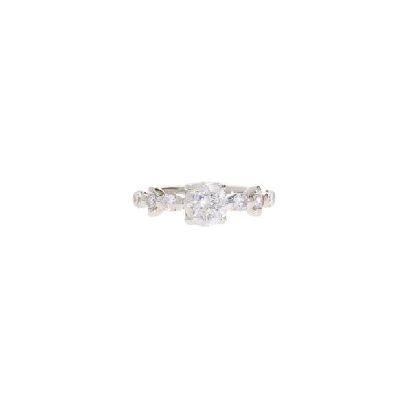 ◎PT900ダイヤリング1.008/0.36ct/#8/Aランク/59【中古】 : ワンダー  