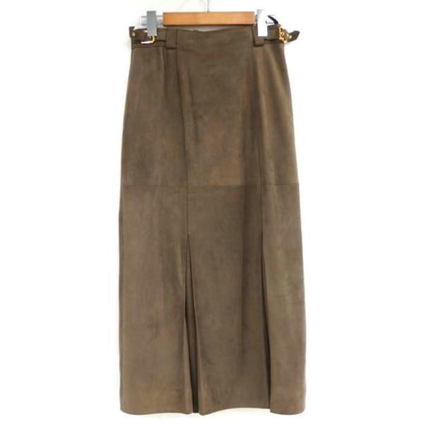 LOEWE ロエベ/レザースカート/S/レディースボトムス/Bランク/82【中古  