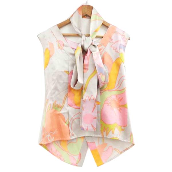 CHANEL シャネル/リボンタイシャツ/P21192V12182/38/シャネル/ABランク/82【中古】 br>CHANEL シャネル/リボンタイシャツ/P21192V12182/38/ABランク/82