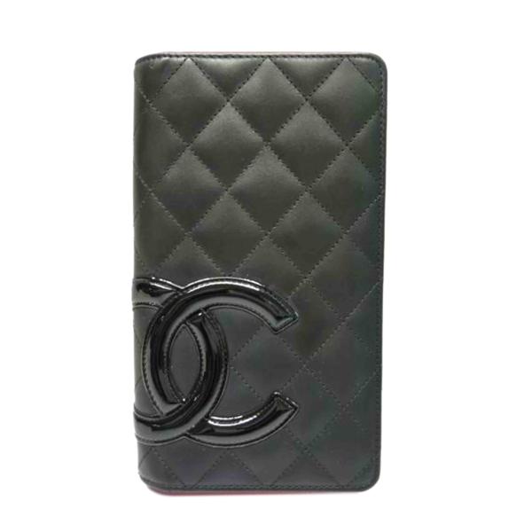 CHANEL シャネル/カンボンライン二ツ折リ長財布/187*****/A