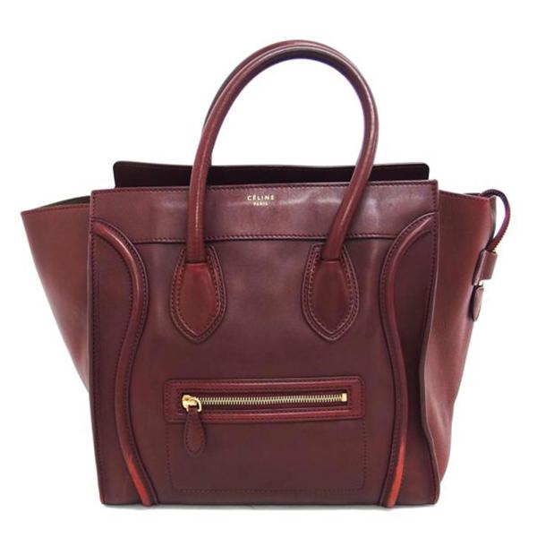 CELINE <br>CELINE セリーヌ レザー ハンドバッグ/ラゲージミニ