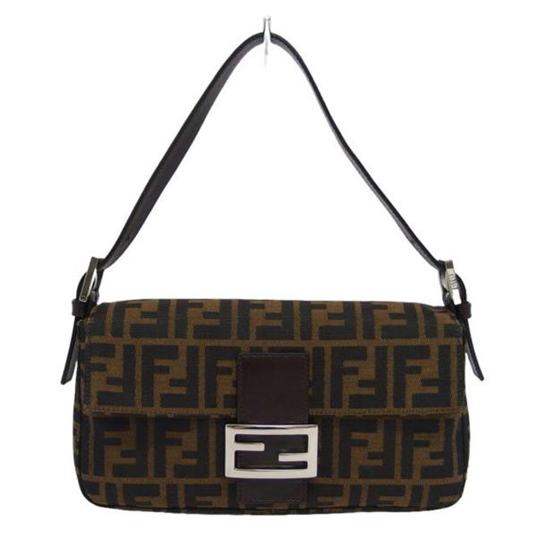 FENDI フェンディ ワンショルダーバッグ/ズッカ マンマバケット/ブラウン/222826424/008/ブランドバック/Aランク/04【中古】 FENDIフェンディワンショルダーバッグ/ズッカマンマバケット/ブラウン