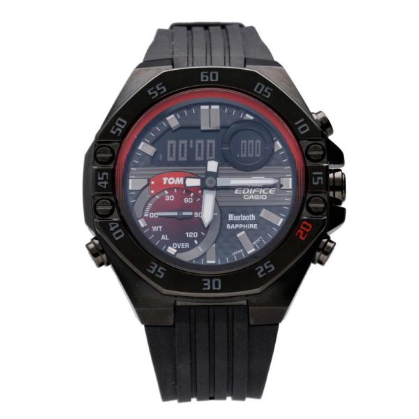 ［美品］カシオ【EDIFICE】TOM'SコラボECB-10TMS-1AJR CASIO カシオ/EDIFICE×TOMSコラボ限定/Bluetooth/ECB-10TMS-1AJR