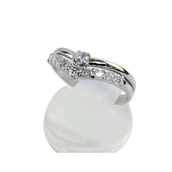 PT900ダイヤリング0.50ct/ABランク/64【中古】 : ワンダーレックス  