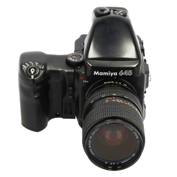 Mamiya マミヤ/中判カメラ+レンズ/645 PRO+SEKOR C 55-110mm F4.5 N/MK1542/17635/カメラ関連/Cランク/77【中古】 Mamiya マミヤ/中判カメラ+レンズ/645 PRO+SEKOR C 55-110mm F4