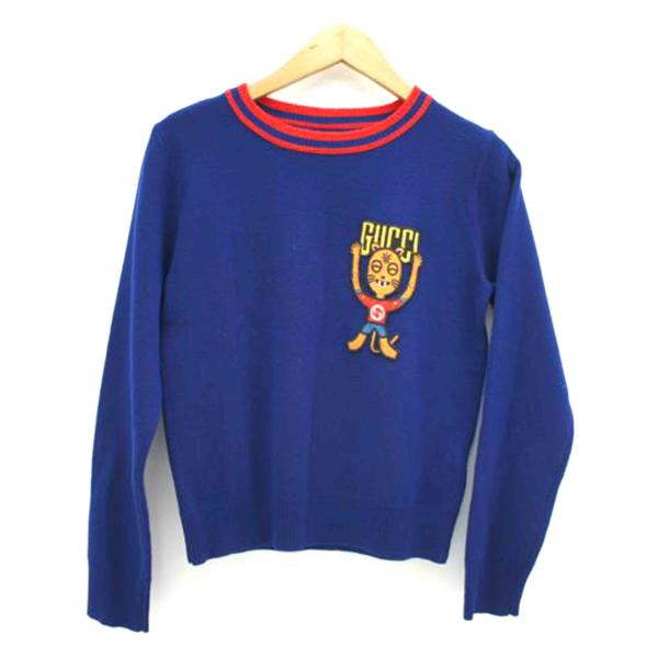 GUCCI グッチ/キャットインターシャウールニット/L/グッチ/Aランク/05  