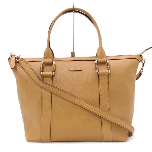 GUCCI（グッチ） グッチ/レザー2wayトート/ベージュ/339548/200