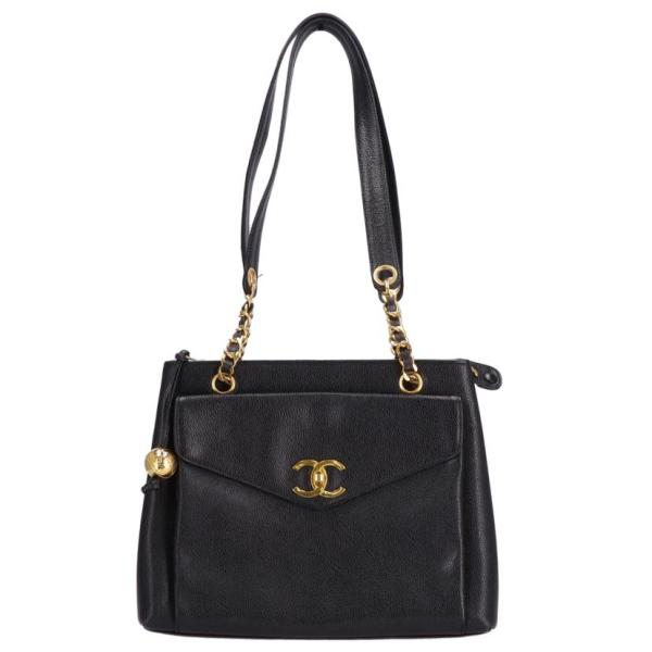 CHANEL シャネル/ヴィンテージ/キャビアスキンショルダー/333****/ABランク/84【中古】 CHANEL（シャネル） シャネル/ヴィンテージ/キャビアスキンショルダー