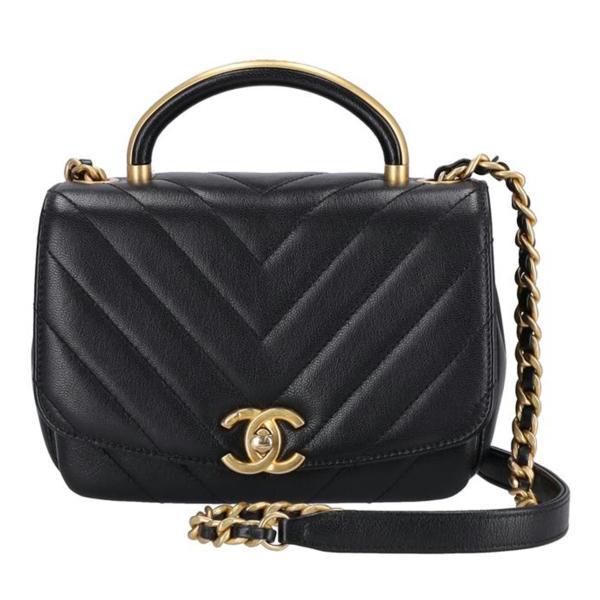 CHANEL シャネル/Vステッチ トップハンドル/キャビア/297*****/Aランク/62【中古】 CHANEL（シャネル） シャネル/Vステッチ トップハンドル/キャビア/297