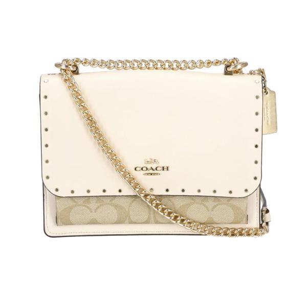 COACH コーチ/クレアクロスボディシグネチャーキャンバスウィズリベット/90400/L21**/Aランク/21【中古】 COACH（コーチ） コーチ/クレアクロスボディシグネチャーキャンバス