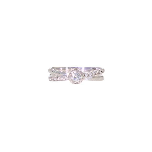 K18WGダイヤリング0.16ct/Aランク/78【中古】 : ワンダーレックス