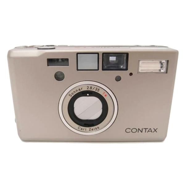 【動作確認済み】CONTAX T3 コンパクトフィルムカメラ チタンシルバー CONTAX コンタックス/コンパクトフィルムカメラ/T3 チタン