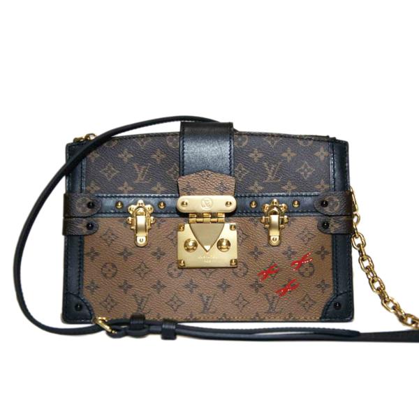 LOUIS VUITTON ルイ・ヴィトン/トランククラッチ/モノグラムリバース/M43596/FL0***/Aランク/94【中古】 LOUIS VUITTON（ルイ・ヴィトン） ルイ・ヴィトン/トランククラッチ