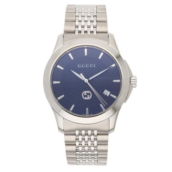 GUCCI グッチ/Gタイムレス・ブラック/メンズ/クオーツ/YA1264106/183*****/Aランク/24【中古】 GUCCI（グッチ） グッチ/Gタイムレス・ブラック/メンズ/クオーツ