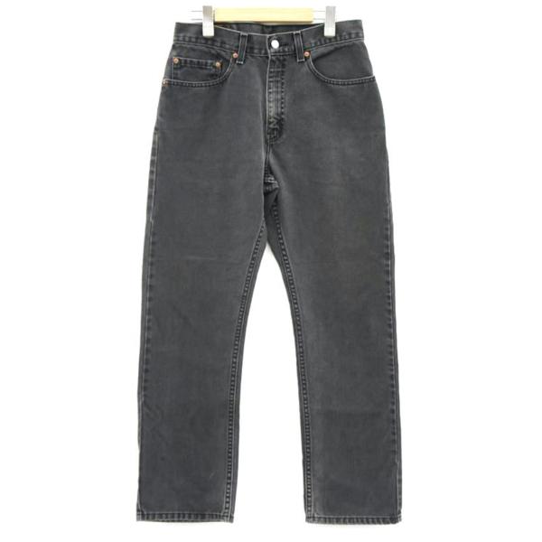 Levi's リーバイス/505 ブラックデニムパンツ/40505-7113/Bランク/05【中古】 Levi's（リーバイス） リーバイス/505 ブラックデニムパンツ/40505