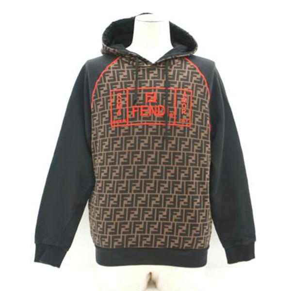 FENDI フェンディ/ズッカ柄/プルオーバーパーカー/FY0991 A87E/Bランク/18【中古】 FENDI（フェンディ） フェンディ/ズッカ柄/プルオーバーパーカー