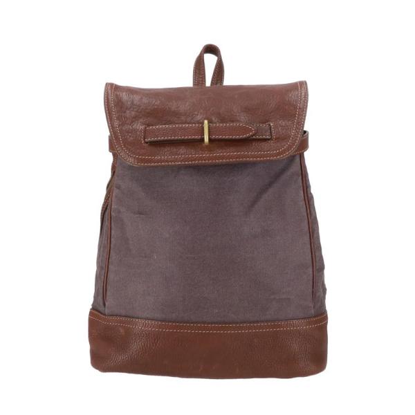 土屋鞄 土屋鞄/レザー×キャンバス/リュック/ABランク/18【中古