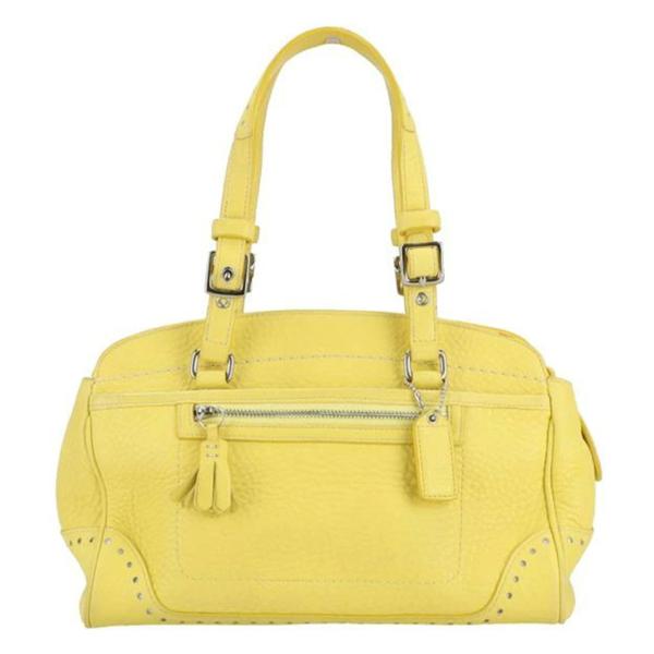 COACH（コーチ） コーチ/ペブルドレザーハンドバッグ/イエロー/5031