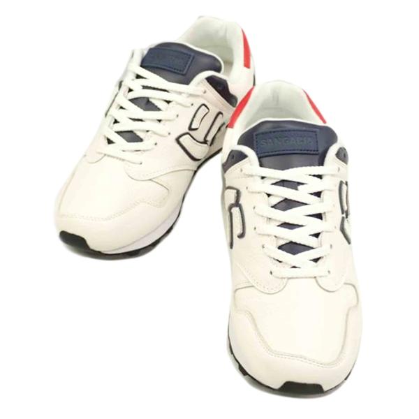 美品 Sangacio サンガッチョ 10周年 スニーカー トリコロール SANGACIO サンガッチョ/にゅ〜ず 10周年 トリコロール スニーカー
