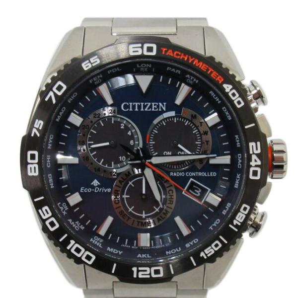 シチズンソ－ラー時計 美品 STAR JEWELRY 2Pダイヤ ECO ソ－ラー