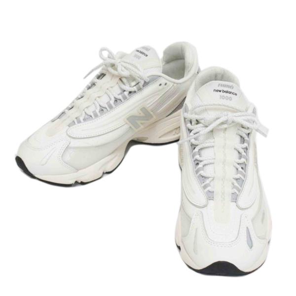 newbalance/エメレオンドレ×ニューバランス/スニーカー/白系/M1000AC/ABランク/63【中古】
