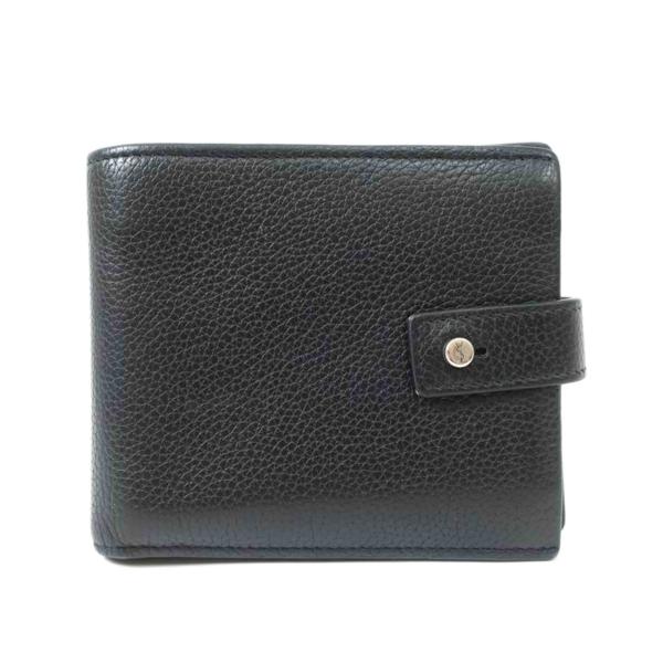 SAINT LAURENT サンローラン/サックドジュール 二ツ折リ財布 レザー  
