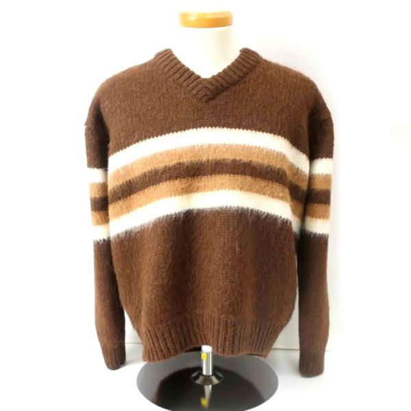 PRADA プラダ　アルパカニット クルーネックカーディガン　ブラウン　40 cq5dam.web.hebebed.600.600.jpg