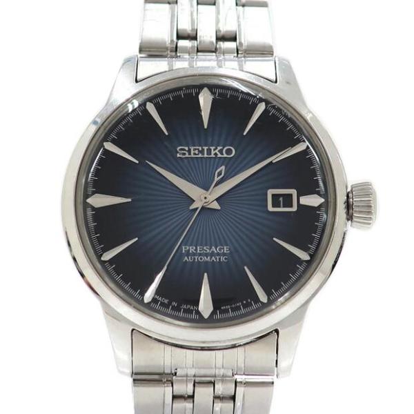 SEIKO セイコー/プレサージュ オートマチック 風防キズ ベルト社外品/4R35-01T0/785***/Bランク/65【中古】 SEIKO（セイコー） セイコー/プレサージュ オートマチック 風防キズ