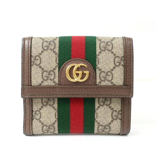 GUCCI グッチ/GG柄 二つ折り財布/523173/Aランク/65【中古